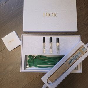 Dior Fragrance Gift Set with Green Lanyard